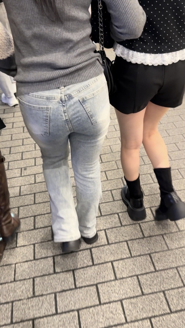 デニム女子コレクションVol.232 むちむちフレアデニムのjdちゃんとプリじりデニムのお姉さんの公式サンプル画像